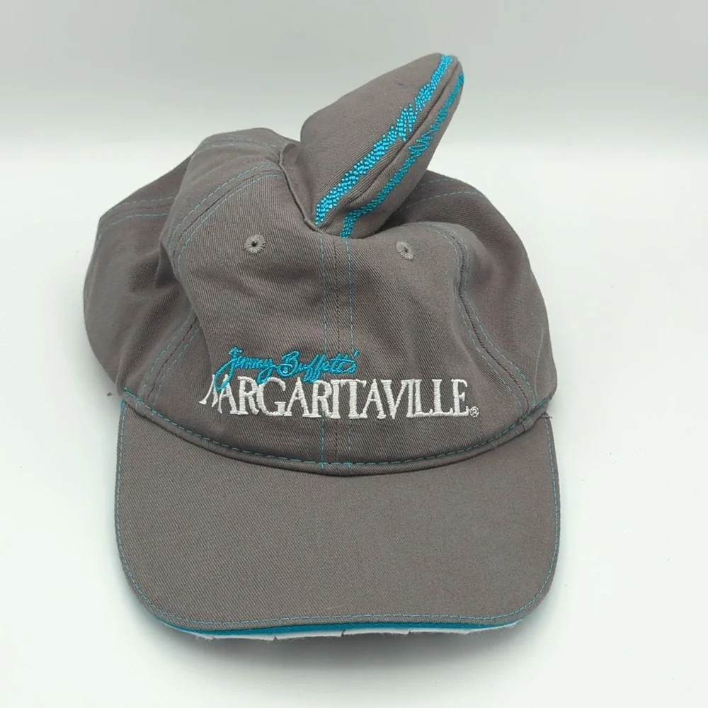 Jimmy Buffetts Margaritaville Fins Up! Hat Cap Strapback Cayman Islands RARE